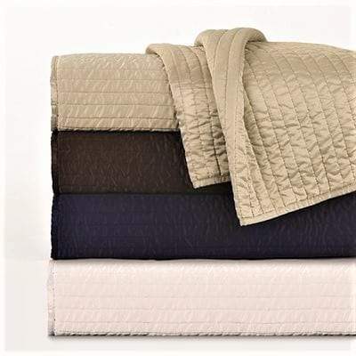 Satin Quilted Coverlet Set