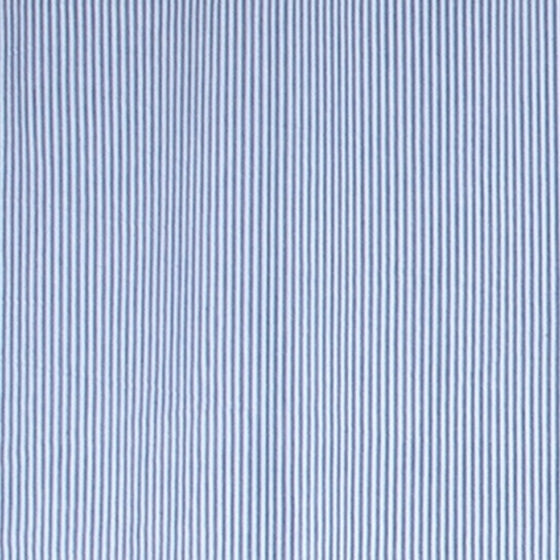 Blue white stripe seersucker shower curtain material - Beach Bath Decor - The Coastal Compass Home Decor