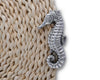 Twisted Seagrass Seahorse Place Mats  Detail - The Coastal Compass Home Decor