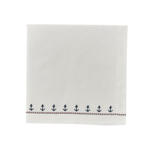  Anchor Embroidered Cotton Napkins